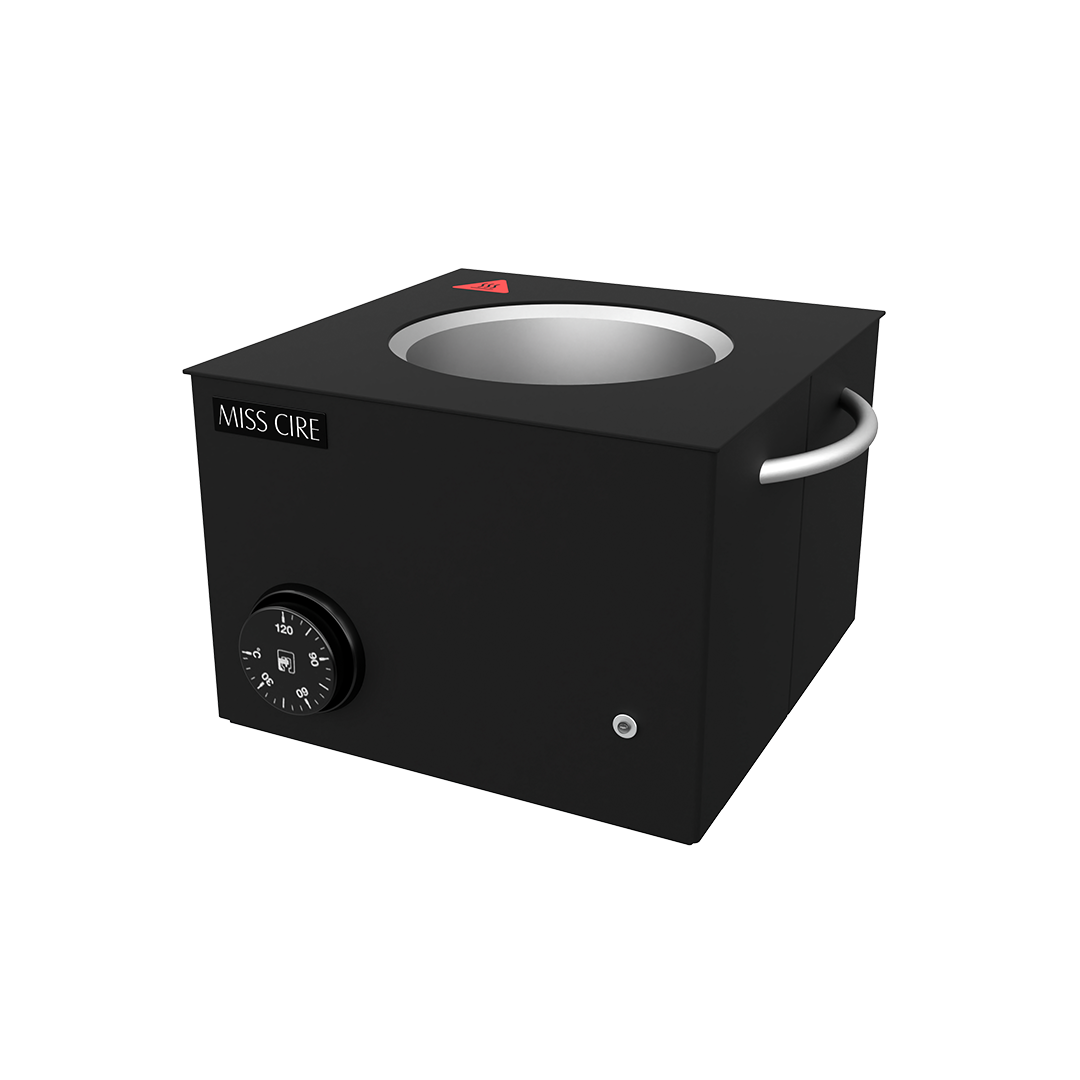 Medium Black Matte Hard Wax Warmer - 2.2 Lb