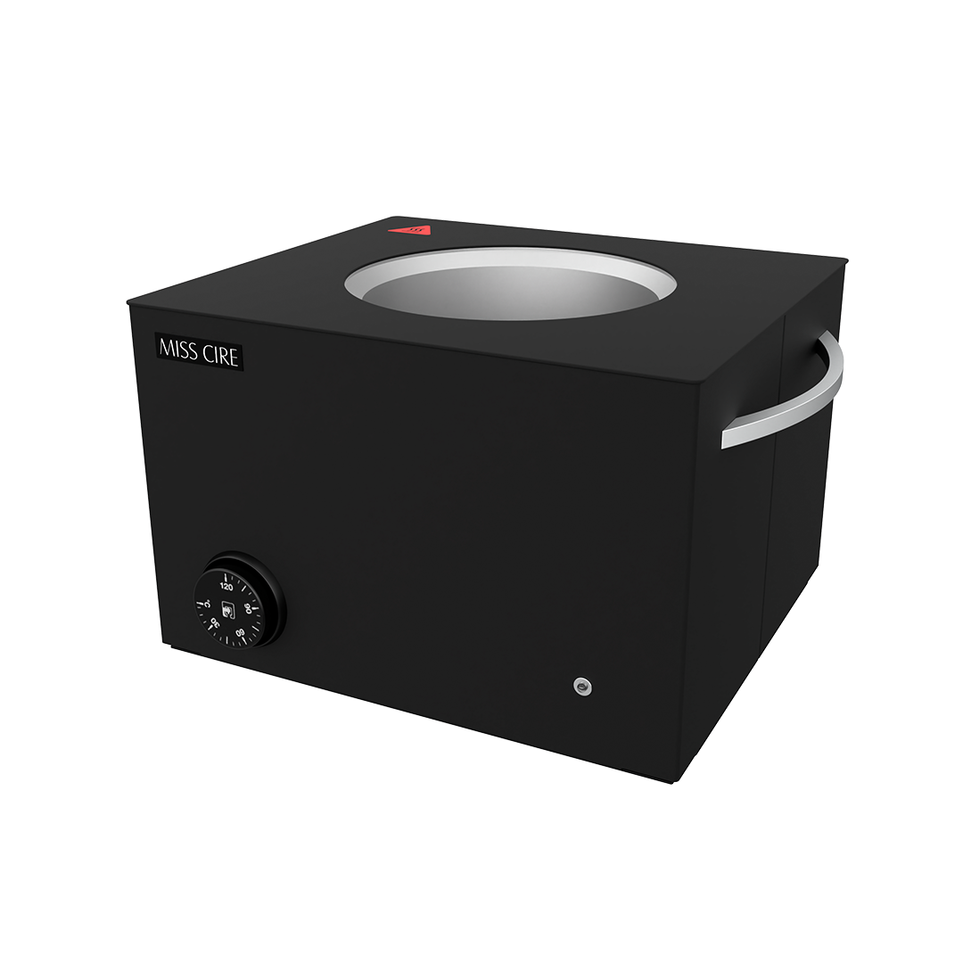 Large Black Matte Professional Hard Wax Warmer - 5 Lb