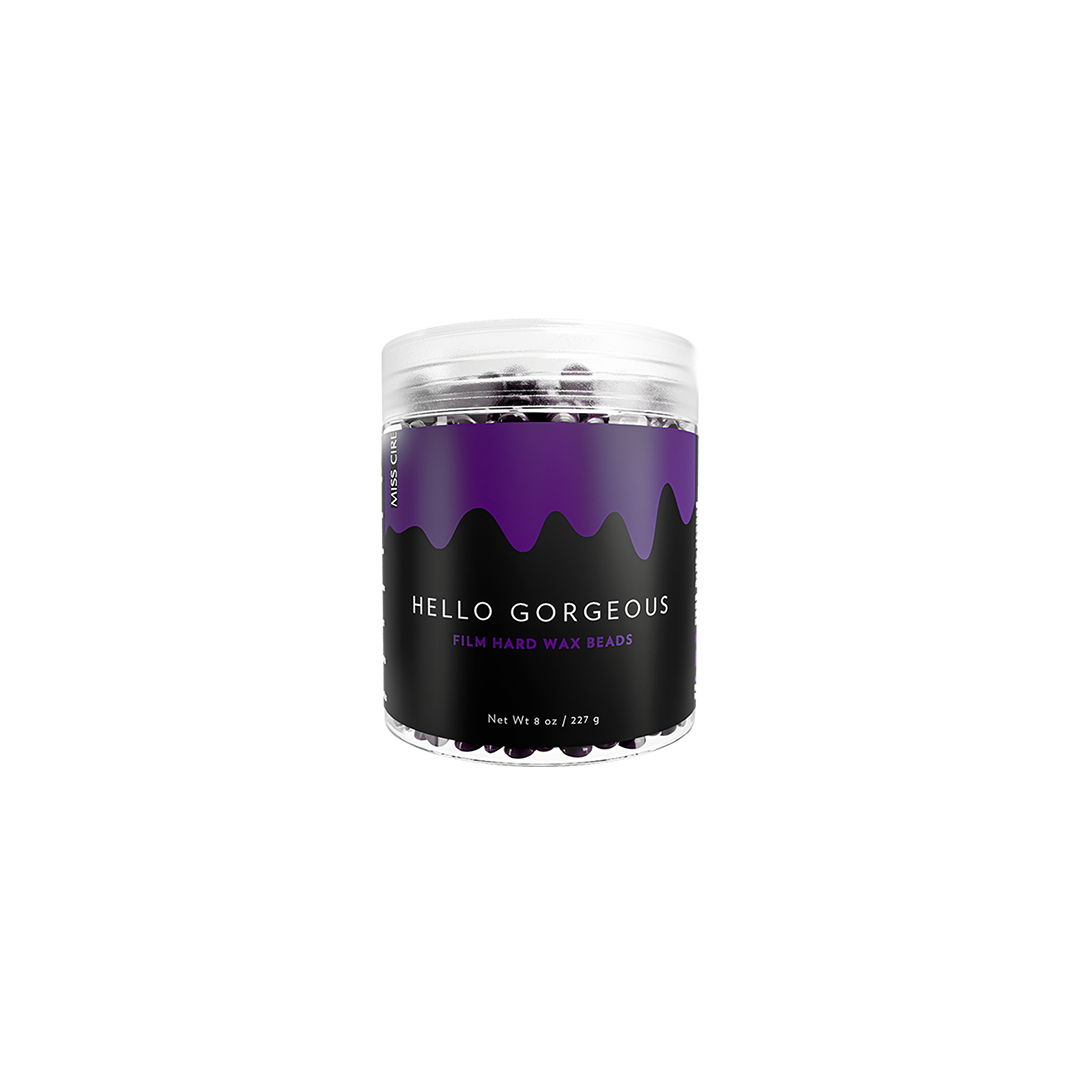 Hello Gorgeous Purple Film Hard Wax Beads - 8 Oz