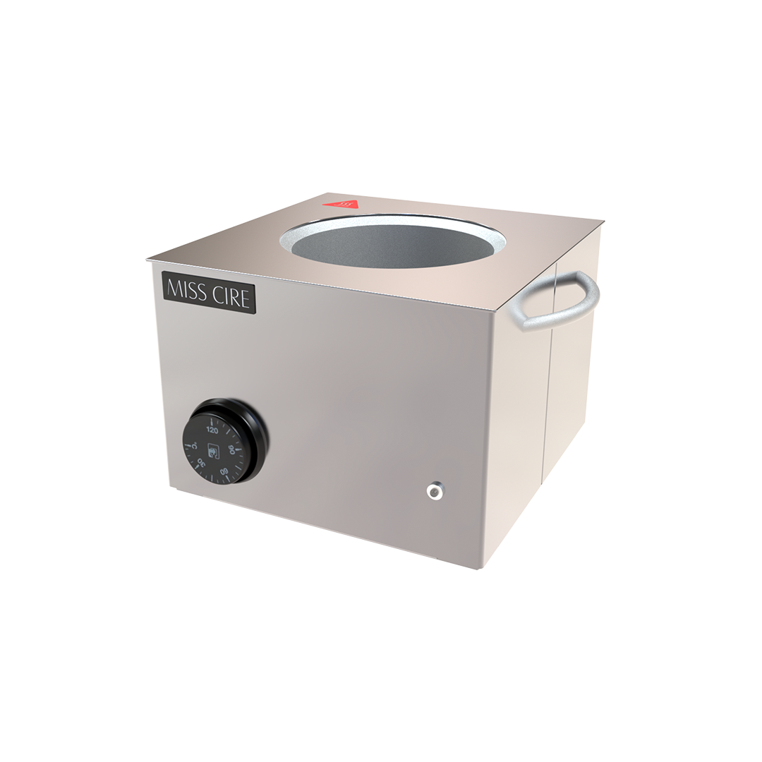 Medium Stainless Steel Hard Wax Warmer - 2.2 Lb
