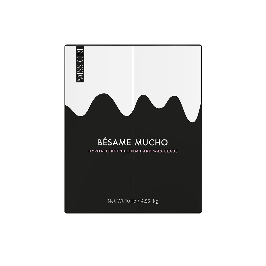 Besame Mucho - Hypoallergenic Vegan Film Hard Wax Film Hard Wax Beads  - 10 Lb -  (BULK)