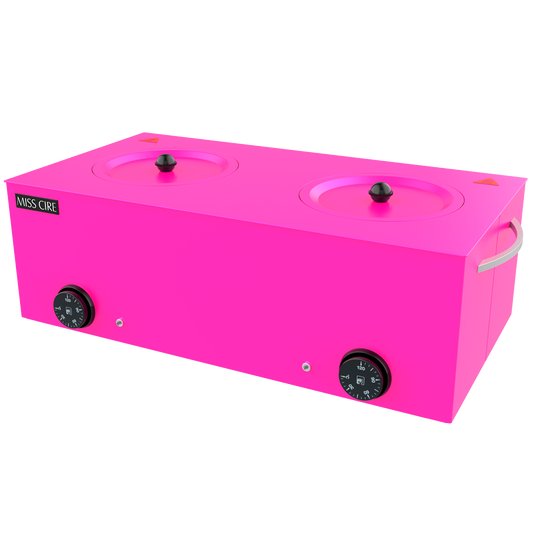 Large Double Neon Hot Pink Wax Warmer - 5 Lb x 2 ( 10 Lb total)