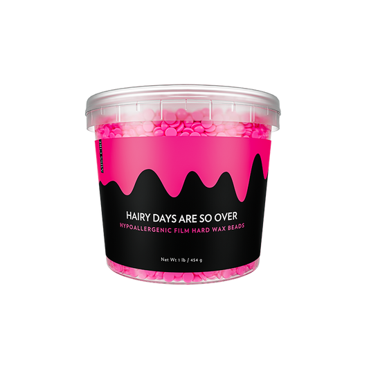 Hairy Days Are So Over Hot Pink Hypoallergenic Film Hard Wax - 1 Lb