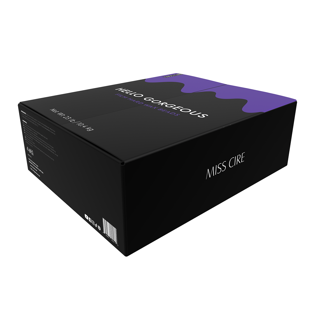 Hello Gorgeous Purple Polymer-Based Film Hard Wax - 23 Lb (Bulk)