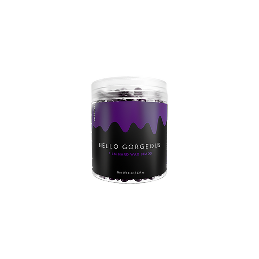 Hello Gorgeous Purple Film Hard Wax Beads - 8 Oz