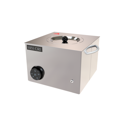 Medium Stainless Steel Hard Wax Warmer - 2.2 Lb